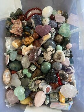 Huge Mystery Crystal Gemstone At Least a 1/2 pound Scoop NWOT
